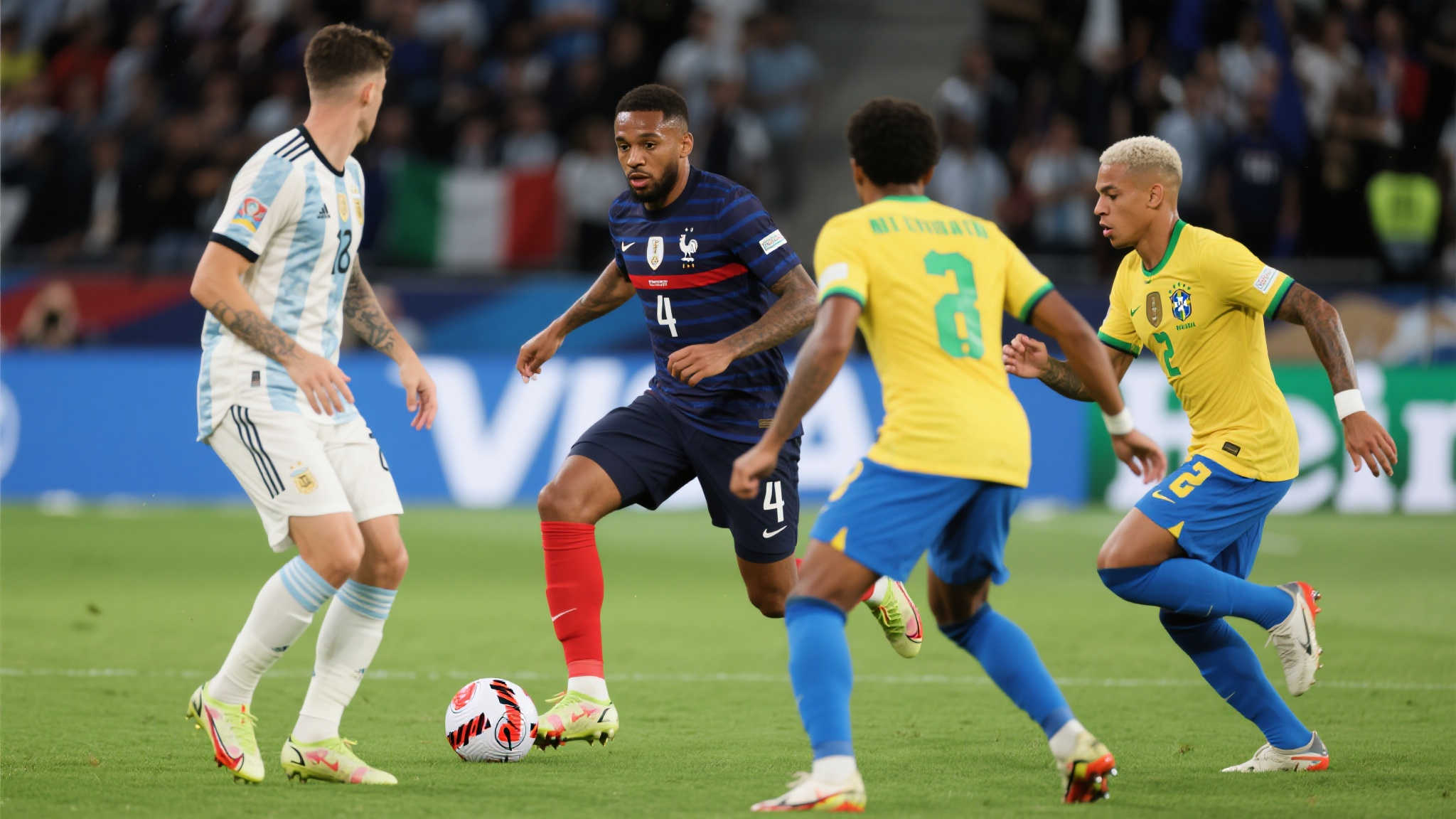 势均力敌：近6次欧洲南美足球对决鏖战90分钟